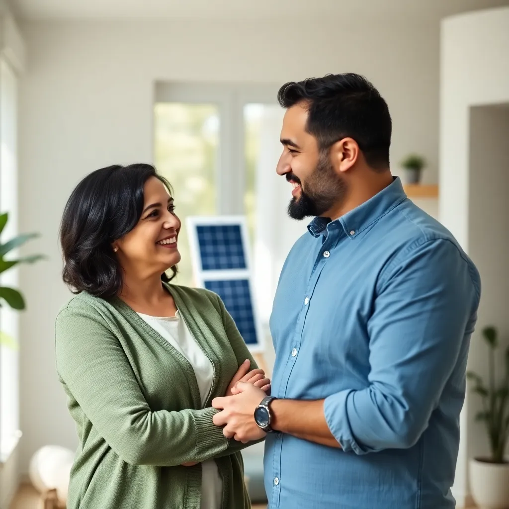 Persoon die energiecontracten vergelijkt op laptop