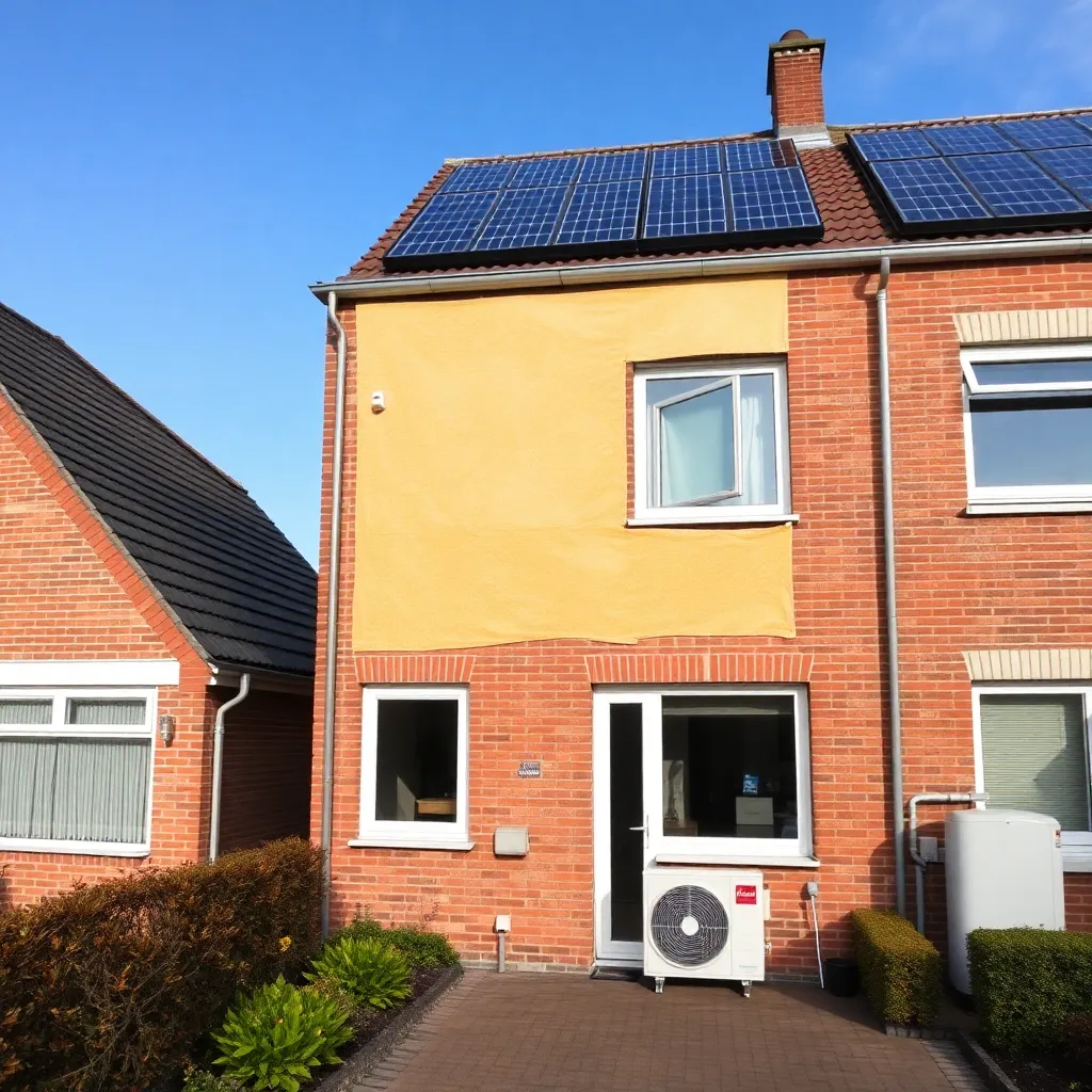 Druppelirrigatiesysteem in moderne tuin met waterbesparende planten